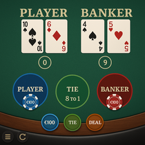 Frumzi - Baccarat stalo žaidimas - Lošti dabar