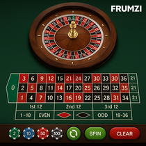 Frumzi - Roulette stalo žaidimas - Lošti dabar